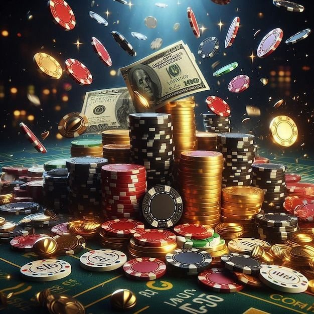 Ilustrasi pusat olahraga dan hiburan online